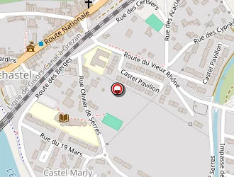 Carte de Roche Thierry à Beauchastel