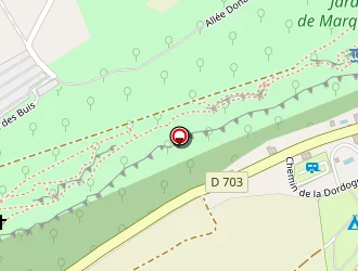 Carte de Camping La Plage à Vézac