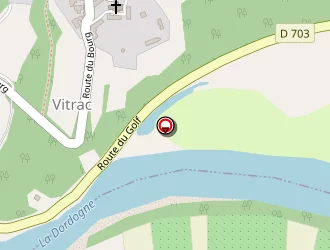 Carte de Canoës Loisirs à Vitrac