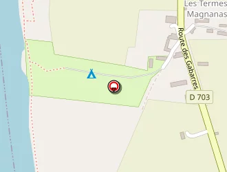 Carte de Camping La Cabane à Vézac