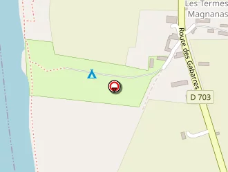 Carte de Camping La Cabane à Vézac