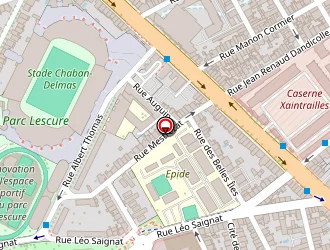 Carte de Centre Pharmaco Vigilance à Bordeaux