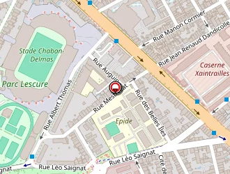 Carte de Agence Du Stade à Bordeaux