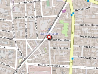 Carte de Tourny Gourmet à Bordeaux