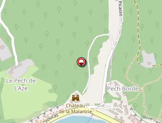 Carte de La Malartrie à Vézac