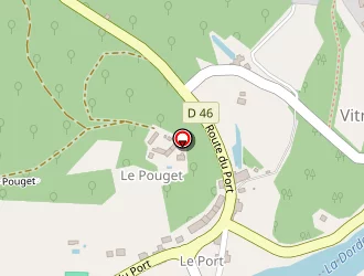 Carte de Hôtel De Plaisance à Vitrac