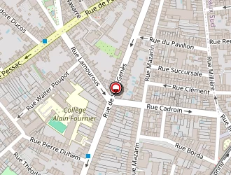 Carte de Cetran Conseil Immobilier à Bordeaux