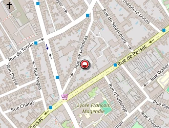 Carte de Coustou Guillaume à Bordeaux