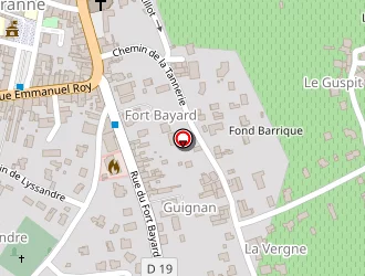 Carte de La Poste à Branne