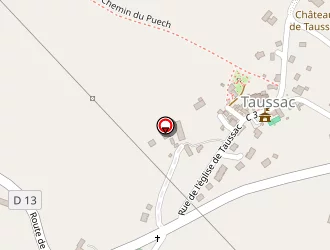 Carte de Romieu à Taussac