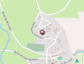 Carte de De Sarrans (gaec) à Brommat