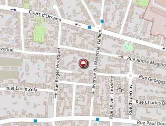 Carte de Pharmacie Du Bourdillot à Mérignac