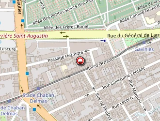 Carte de Allo Tokyo à Bordeaux