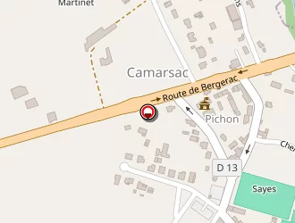 Carte de La Poste à Camarsac