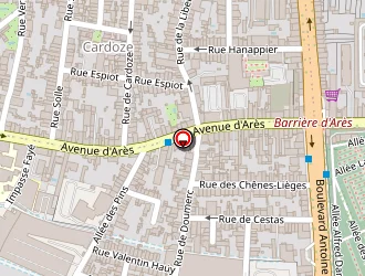 Carte de La Boite A Pizza à Bordeaux