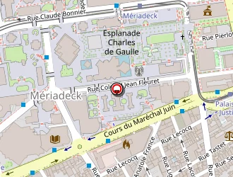 Carte de Carrefour City à Bordeaux