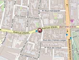 Carte de Barrier Anne à Bordeaux