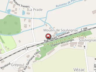 Carte de Aux Trois Saveurs à Vézac