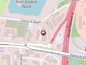 Carte de Topotel à Mérignac