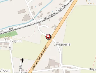 Carte de Intercaro à Vézac