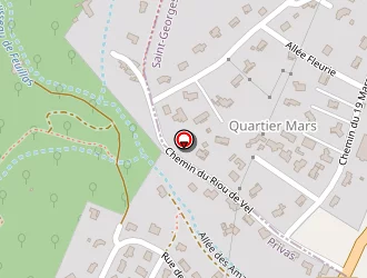 Carte de Serenys à Beauchastel