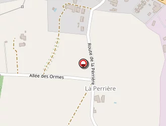 Carte de La Perrière à Tresses