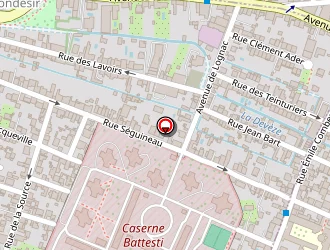 Carte de Collège Emile Combes à Bordeaux