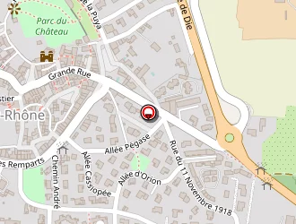 Carte de Azul à Étoile-sur-rhône