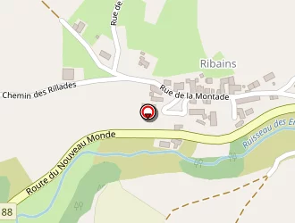 Carte de Avenas Alvina à Landos