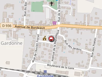 Carte de Gardonne Auto à Gardonne