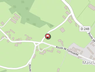 Carte de Tennis Non Couvert à Masclat