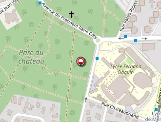 Carte de Lycée Fernand Daguin à Mérignac