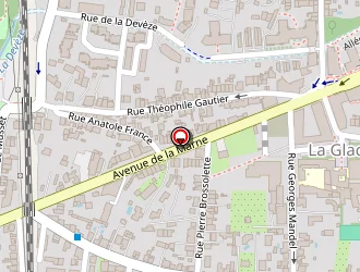 Carte de Voineau Publicité à Mérignac