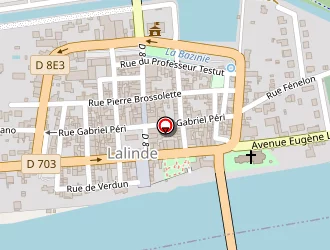 Carte de Le Coulobre à Lalinde