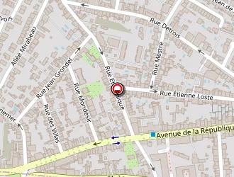 Carte de Sur Les Sentiers à Mérignac