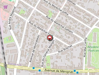 Carte de Banque Courtois à Mérignac