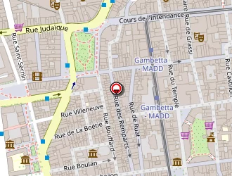 Carte de Anacours à Bordeaux