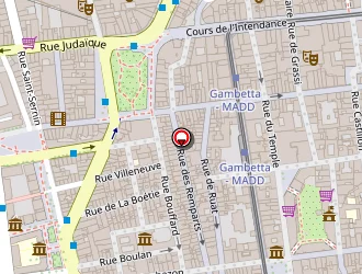 Carte de Saupatemet à Bordeaux