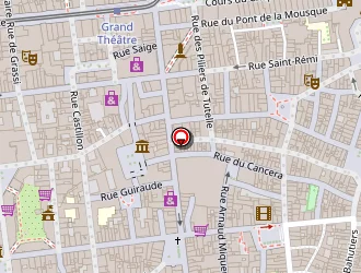 Carte de La Poste à Bordeaux