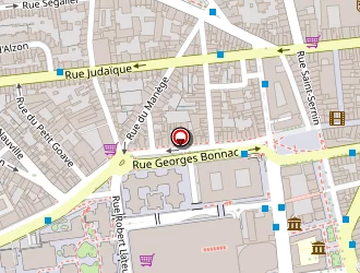 Carte de Auchan Mériadeck à Bordeaux