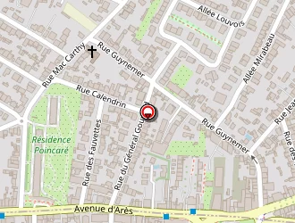 Carte de Gatinaud Coiffure à Bordeaux