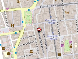 Carte de Hespérides Saint Christoly à Bordeaux