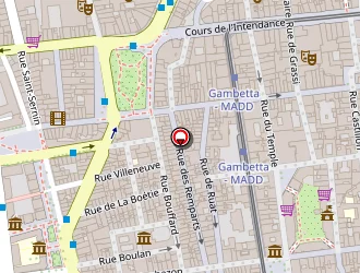 Carte de Cazenave Denis à Bordeaux