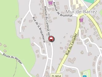 Carte de Lafon (ets) à Mur-de-barrez