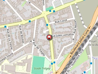 Carte de Les Années Fleurs Bleues à Bordeaux