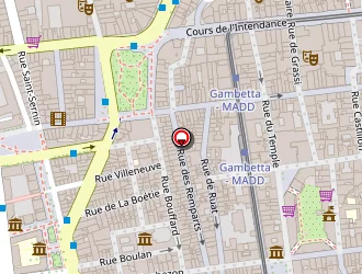 Carte de Mangas à Bordeaux