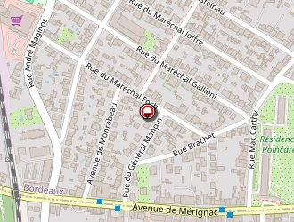 Carte de Atelier 16 à Bordeaux