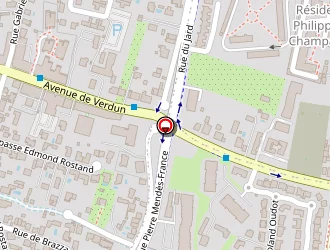 Carte de Centre De Santé Infirmier à Mérignac