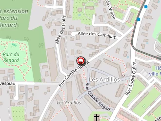 Carte de Total Raffinage Marketing à Mérignac