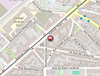 Carte de Agec à Bordeaux